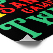 Funny Dirty Naughty Inappropriate Christmas T Shir Poster (Ecke)