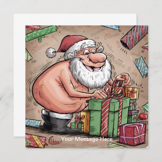 Funny Dirty Santa Christmas Collection (Vorne/Hinten)