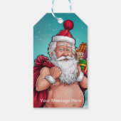 Funny Dirty Santa Christmas Collection Geschenkanhänger (Rückseite)