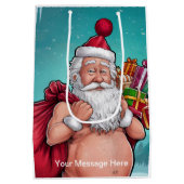 Funny Dirty Santa Christmas Collection Mittlere Geschenktüte (Rückseite)