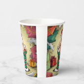 Funny Dirty Santa Christmas Collection Pappbecher (Links)