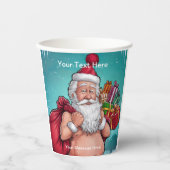 Funny Dirty Santa Christmas Collection Pappbecher (Vorderseite)