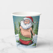 Funny Dirty Santa Christmas Collection Pappbecher (Vorderseite)