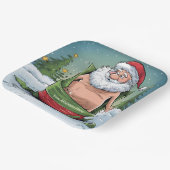 Funny Dirty Santa Christmas Collection Pappteller (Gewinkelt)