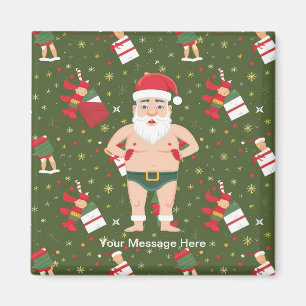 Funny Dirty Weihnachtsauflistungspapier Magnet