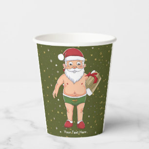 Funny Dirty Weihnachtsauflistungspapier Pappbecher