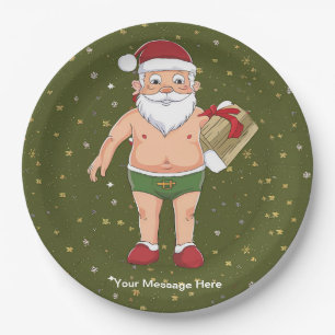 Funny Dirty Weihnachtsauflistungspapier Pappteller