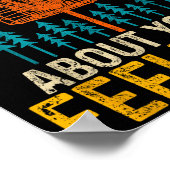 Funny Disc Golf Apparel Co. Disc Golf Trees Don't Poster (Ecke)