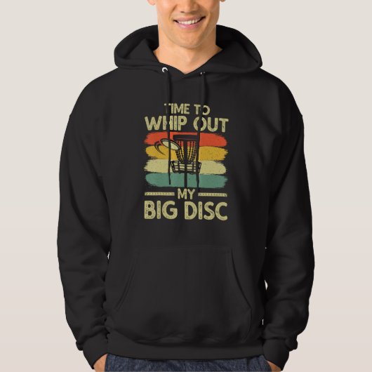 Funny Disc Golf Art für Männer Frauen fliegen Disc Hoodie (Vorderseite)