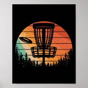 Funny Disc Golf Art für Männer Frauen Kinder Disc Poster