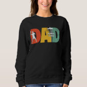 Funny Disc Golf Dad Disk Golfer Dad Fathers Day Sweatshirt (Vorderseite)
