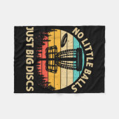 Funny Disc Golf Design For Men Women Disc Golf Lov Fleecedecke (Vorderseite (Horizontal))