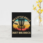 Funny Disc Golf Design für Männer Frauen Disc Golf Karte (Gelbe Blume)