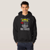 Funny Disc Golf Outfit Hoodie (Vorne ganz)