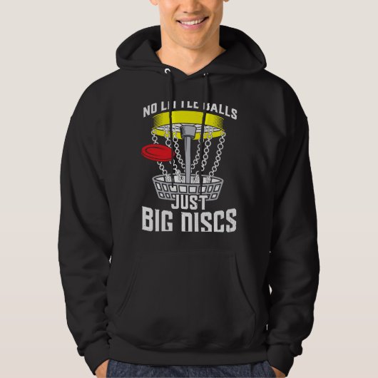 Funny Disc Golf Outfit Hoodie (Vorderseite)