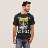 Funny Disc Golf Outfit T-Shirt (Vorne ganz)