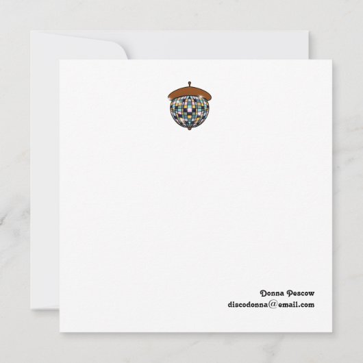 Funny Disco Dancing Eichhörnchen (Rückseite)