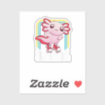 Funny Disco Roller Skate Axolotl Cute Salamander Aufkleber<br><div class="desc">Funny Disco Roller Skate Axolotl Cute Salamander</div>