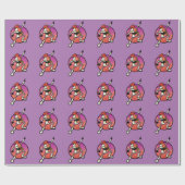 FUNNY DISCO SUSHI MATTE WRAPPING PAPIER GESCHENKPAPIER (Flach)