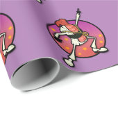 FUNNY DISCO SUSHI MATTE WRAPPING PAPIER GESCHENKPAPIER (Rolleneckpunkt)