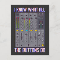 Funny Disco Techno DJ Button Mixer
