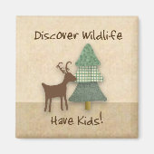 Funny Discovery Wildlife Magnet (Vorne)