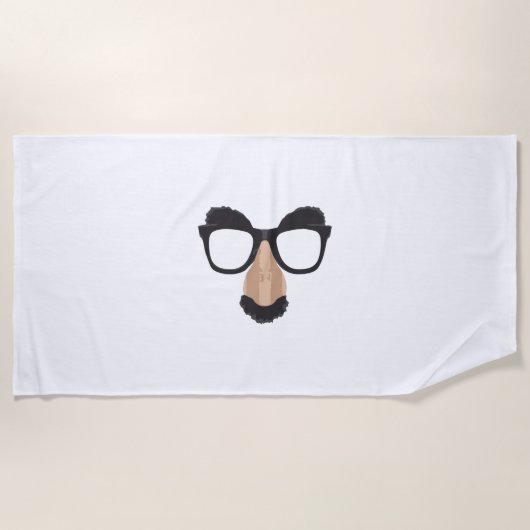 Funny Disguise Strandtuch (Vorderseite)