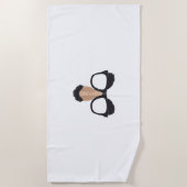 Funny Disguise Strandtuch (Vorderseite)