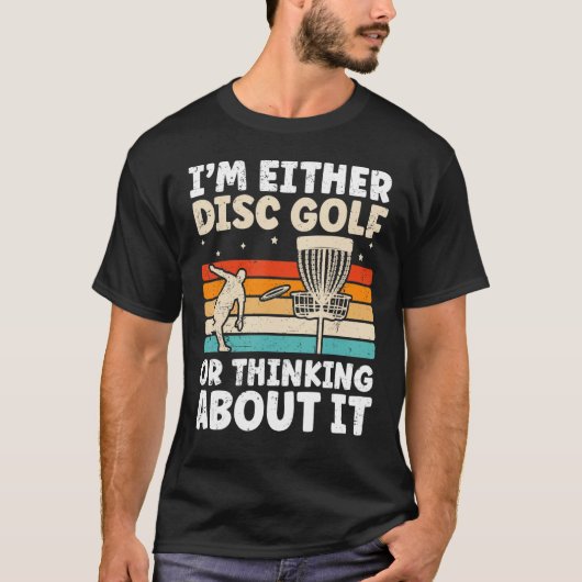 Funny Disk Golf Design für Disc Golfer Cool Disc G T-Shirt (Vorderseite)