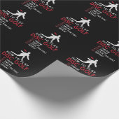 Funny Disk Golf Instruction Frisbee Disk Golfing Geschenkpapier (Ecke)
