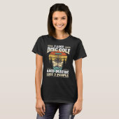 Funny Disk Golf Player I like Disk Golf Golf T-Shirt (Vorne ganz)