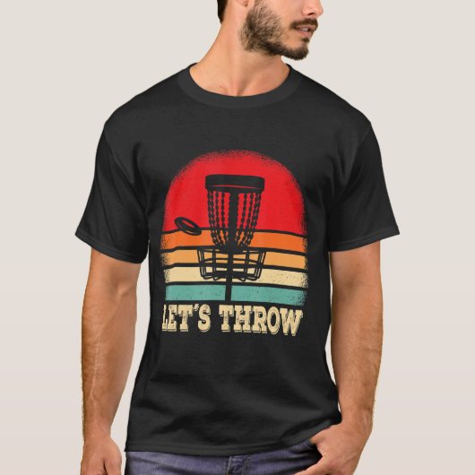 Funny Disk Golf Player Lasse Disk Golfer werfen T-Shirt (Vorderseite)