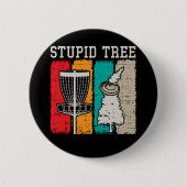 Funny Disk Golf Player Sport Frisbee Disc Golfing Button (Vorderseite)