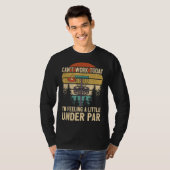 Funny Disk Golf Player Sprichwort Ich bin ein weni T-Shirt (Vorne ganz)