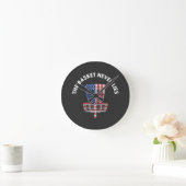 Funny Disk Golf Ultimate Frisbee Lover Runde Wanduhr (Zuhause)