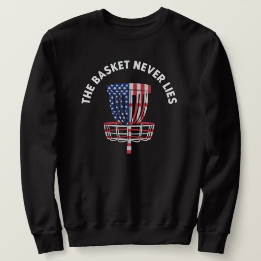 Funny Disk Golf Ultimate Frisbee Lover Sweatshirt (Design vorne)