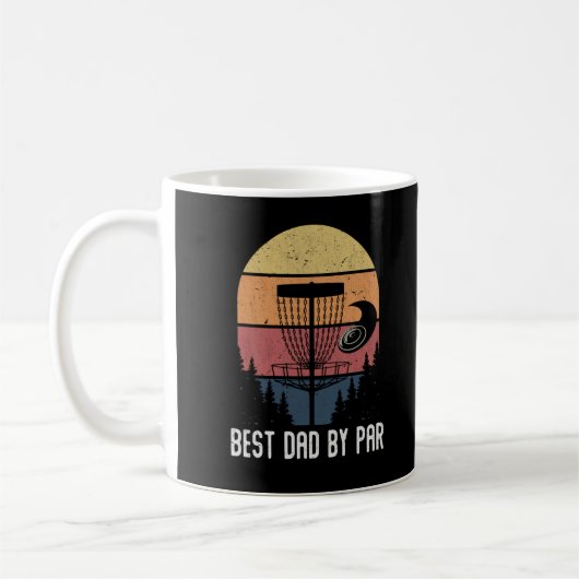 Funny Disk Golf Vater Frisbee Vater Kaffeetasse (Links)