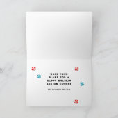 Funny Disk Golf Weihnachten (Innenseite)