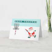 Funny Disk Golf Weihnachten (Vorderseite)