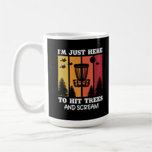 Funny Disk Golf Zitat Retro Disk Golf Kaffeetasse