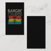 Funny Disk Golfing Sport Frisbee Disk Golf Player Visitenkarte (Vorne/Hinten)