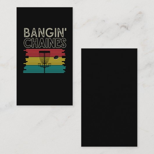 Funny Disk Golfing Sport Frisbee Disk Golf Player Visitenkarte (Vorne/Hinten)