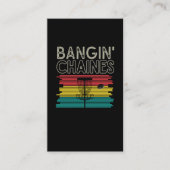 Funny Disk Golfing Sport Frisbee Disk Golf Player Visitenkarte (Vorderseite)