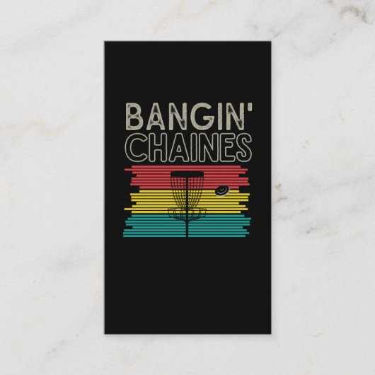 Funny Disk Golfing Sport Frisbee Disk Golf Player Visitenkarte (Vorderseite)