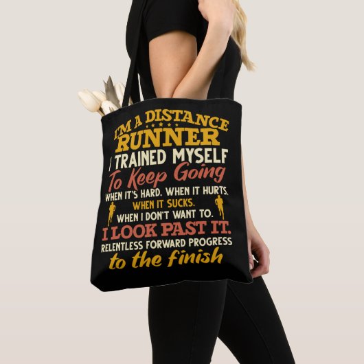 Funny Distance Runner Quote Athlete Laufen Tasche (Von Nahem)