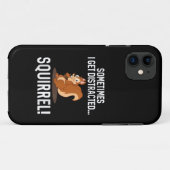 FUNNY DISTRACTED SQUIRREL Animal Zoo Farm Case-Mate iPhone Hülle (Rückseite (Horizontal))