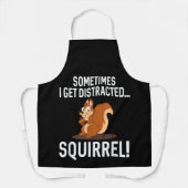 FUNNY DISTRACTED SQUIRREL Animal Zoo Farm Schürze (Vorderseite)