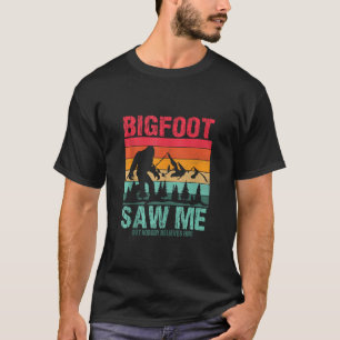 Funny Distressed Bigfoot sah ich glauben Funny Sas T-Shirt