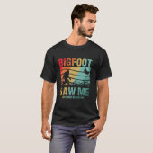 Funny Distressed Bigfoot sah ich glauben Funny Sas T-Shirt (Vorne ganz)