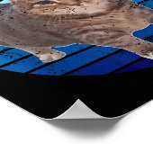 Funny Distressed Oiia Katzenkatze Oi Uiiaa Poster (Ecke)